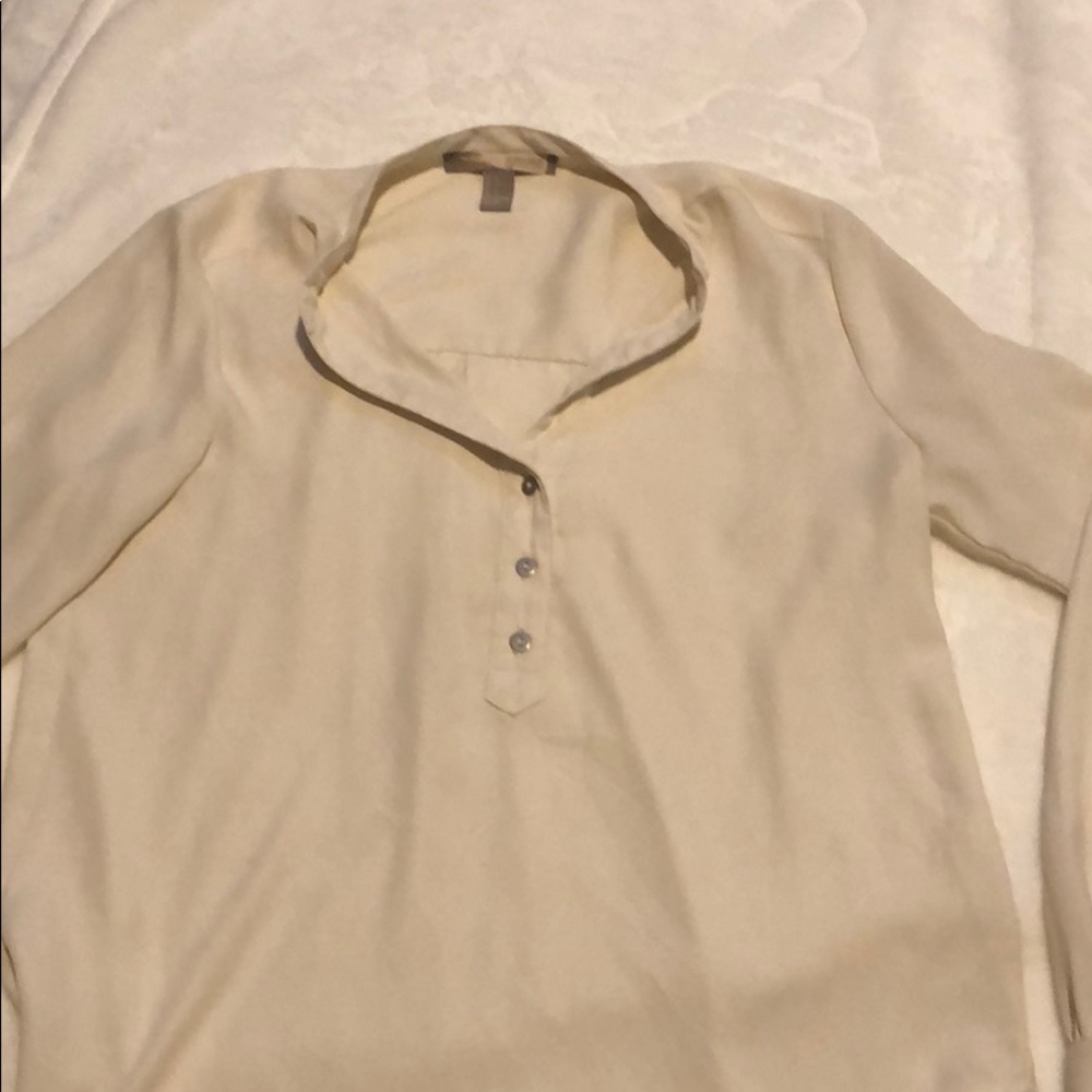 Cream blouse